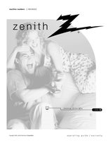 Zenith B25A02Z TV Operating Manual